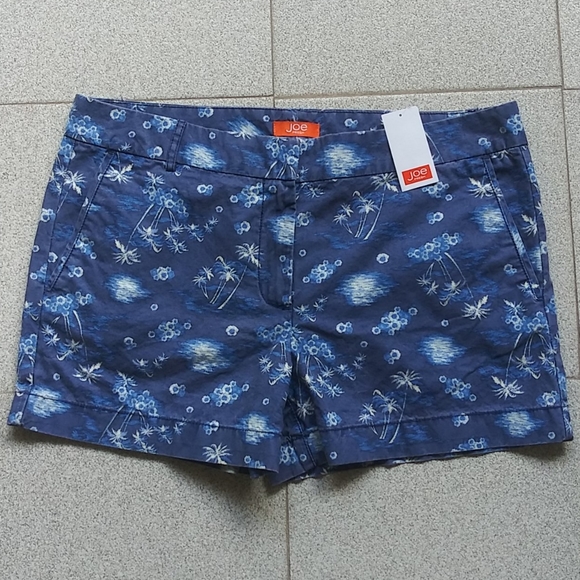 Joe Fresh Pants - NWT JOE Fresh Blue Tropical Shorts Sz 12